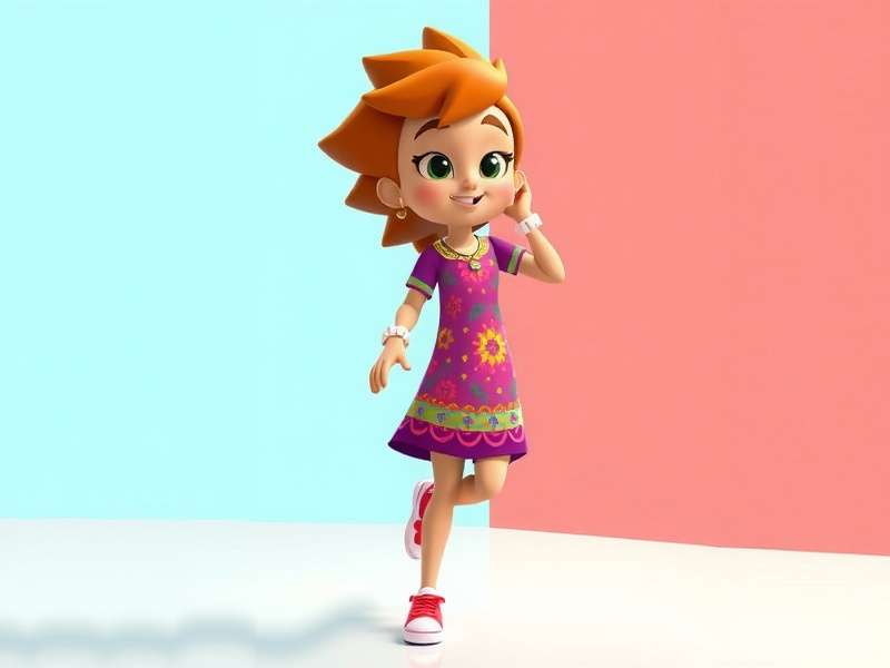 Ginger - The Hero of Fast Ginger Runner Ginger from Fast Ginger Runner wearing a colorful kurta and sneakers